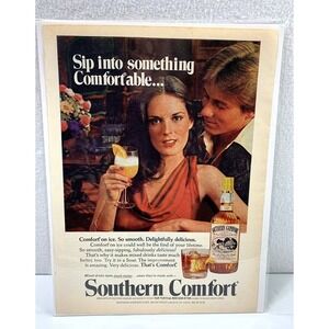 Vintage 1979 Print Ad Southern Comfort Genuine Magazine Advertisement  Ephemera